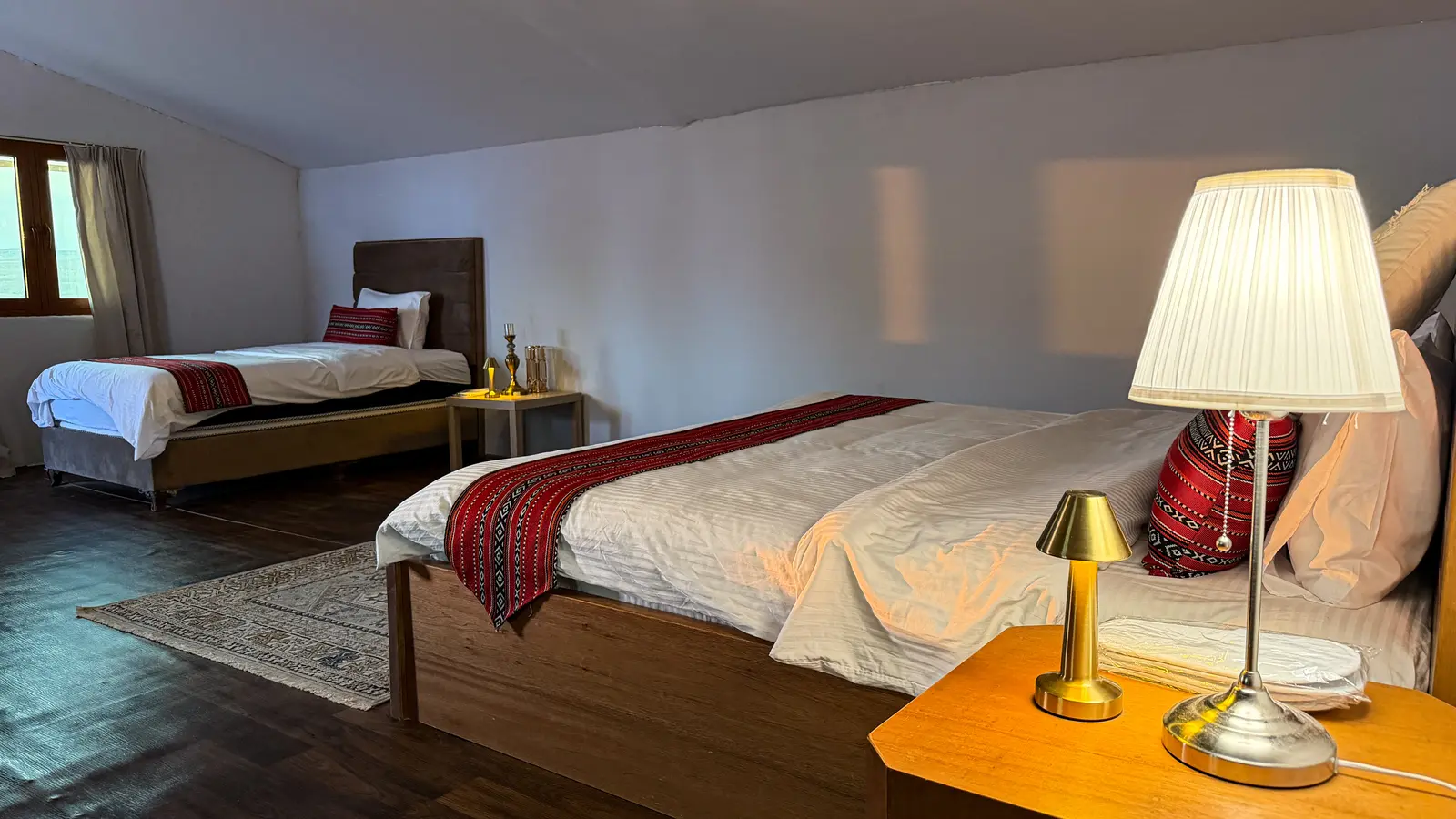 Desert tent bedroom